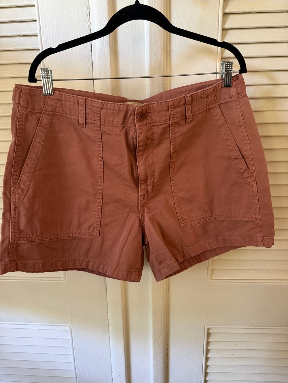 Madewell The Brynn Utility Short Rosewood
